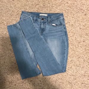 light wash 535 super skinny levi jeans